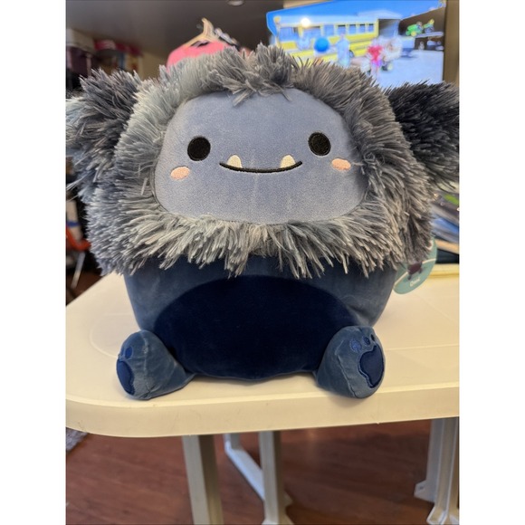 Squishmallows Other - NWT Rare Squishmallow Dani Bigfoot Blue 12" Plush With Tags Stuffed Animal